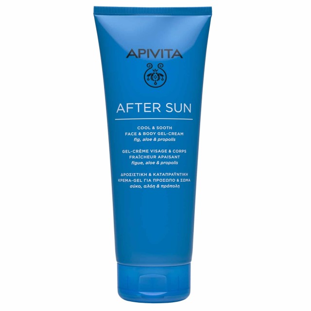 Apivita After Sun Limited Edition, Δροσιστική & Καταπραϋντική Κρέμα Τζελ Για Πρόσωπο & Σώμα 200ml