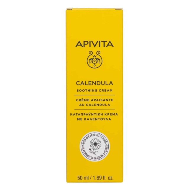 Apivita Calendula Cream, Καταπραϋντική Κρέμα 50ml