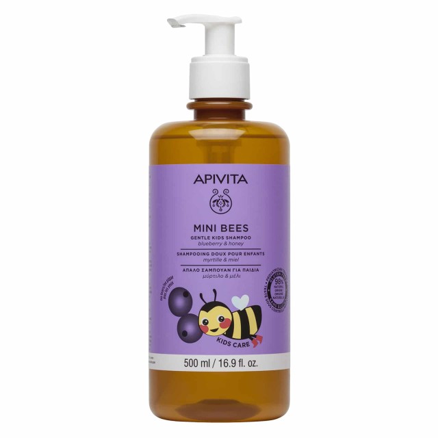 Apivita Kids Σαμπουάν Με Μύρτιλο & Μέλι 500ml