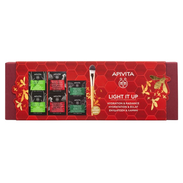 PROMO LIGHT IT UP: EXPRESS MASKS ΑΛΟΗ & ΡΟΔΙ & GINGKO BILOBA & ΔΩΡΟ ΠΙΝΕΛΟ ΕΦΑΡΜΟΓΗΣ ΜΑΣΚΑΣ ΠΡΟΣΩΠΟΥ