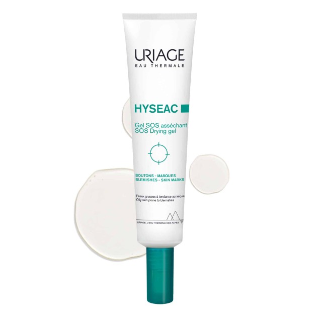 Uriage Hyseac SOS Drying Gel Ξηραντικό Τζελ Προσώπου για Τοπική Φροντίδα, 15ml