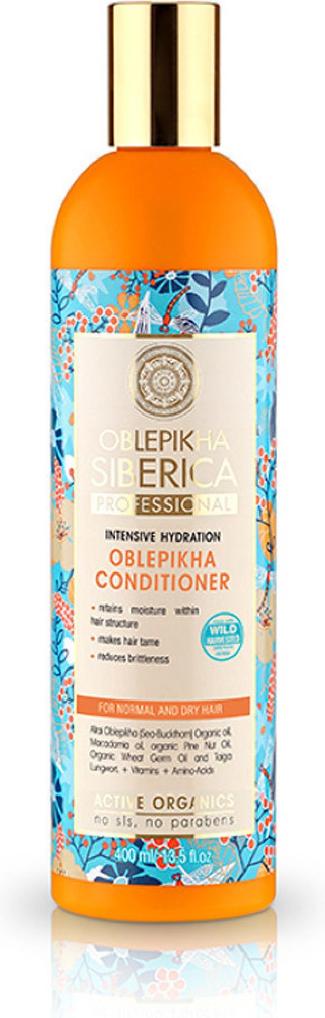 Natura Siberica Oblepikha Conditioner Intensive Hydration Μαλακτικό Μαλλιών Για Εντατική Ενυδάτωση Κανονικά & Ξηρά Μαλλιά 400ml