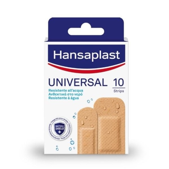 Hansaplast Universal Water Resistant Επιθέματα Ανθεκτικά στο Νερό, 10τεμ