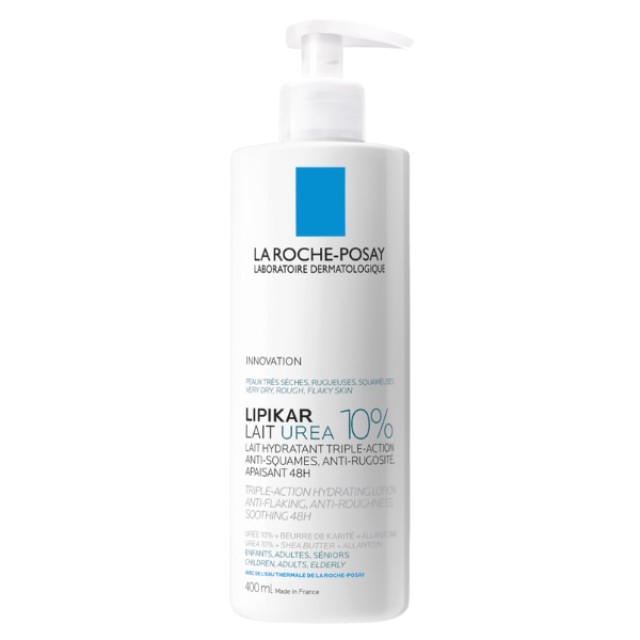 La Roche Posay Lipikar Urea 10% Ενυδατική Lotion Σώματος με Ουρία για Ξηρές Επιδερμίδες, 400ml