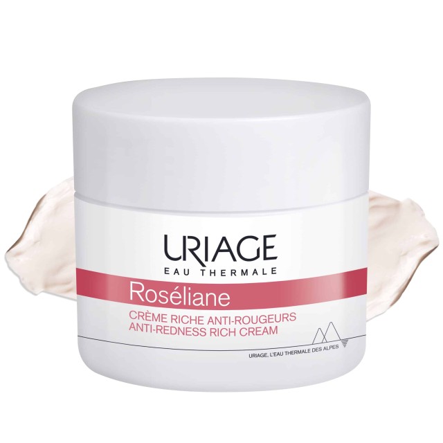 Uriage Roseliane Anti-Redness Rich Cream Κρέμα Πλούσιας Υφής Κατά Της Ερυθρότητας 50ml