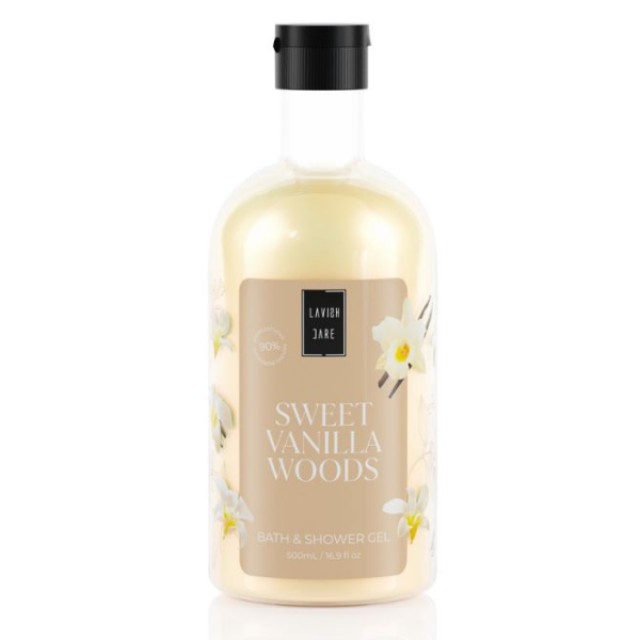 Lavish Care Bath & Shower Gel Sweet Vanilla Woods Αφρόλουτρο, 500ml