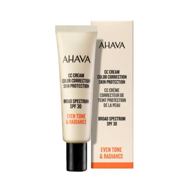 Ahava CC Cream Color Correction Skin Protection Broad Spectrum Κρέμα Διόρθωσης Χρώματος Ευρέως Φάσμα 30ml