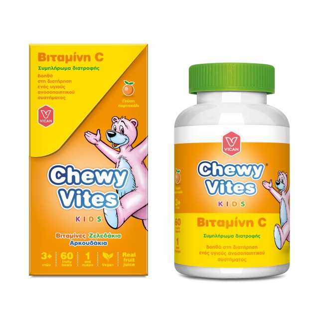 CHEWY VITES KIDS Βιταμίνη C (60 τεμάχια)