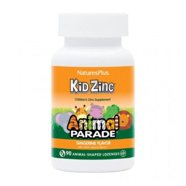 Natures Plus Animal Parade Kidzinc Lozenges 8mg 90caps