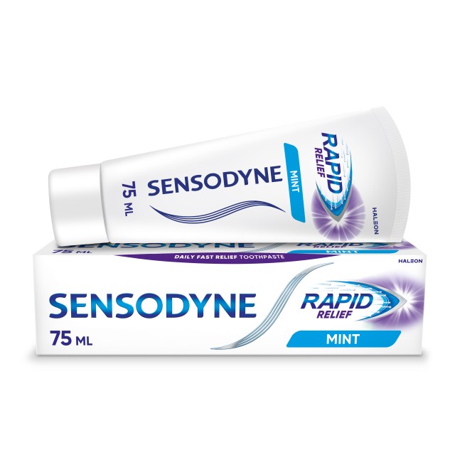 Sensodyne Rapid Relief, Οδοντόκρεμα για Γρήγορη Ανακούφιση από την Ευαισθησία 75ml.