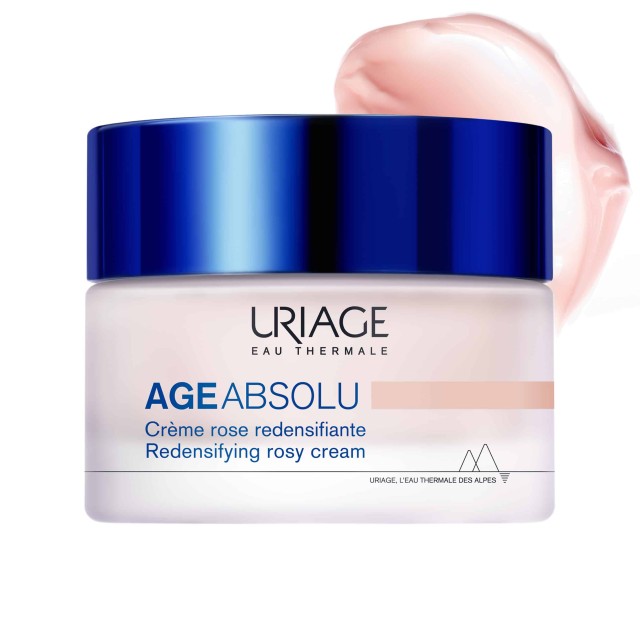 Uriage Age Absolu Rosy Cream Κρέμα Προσώπου Ημέρας Με Ρετινόλη Για Αντιγήρανση & Σύσφιξη 50ml