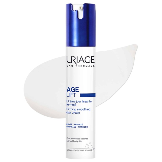 Uriage Age Lift Firming Smoothing Day Cream Αντιγηραντική & Συσφικτική Κρέμα Προσώπου Ημέρας Με Ρετινόλη Για Κανονικές/Ξηρές Επιδερμίδες 40ml