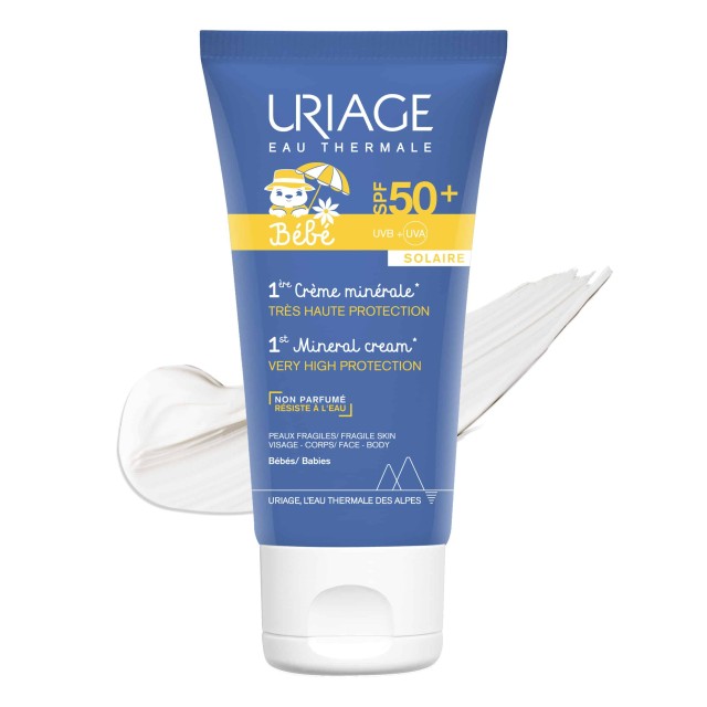 Uriage Bebe Mineral Cream SPF50 Βρεφικό Αντηλιακό Γαλάκτωμα 50ml