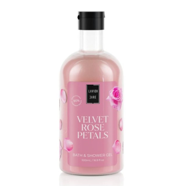 Lavish Care Bath & Shower gel Velvet Rose Petals 500ml