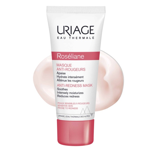 Uriage Roséliane Masque Riche Anti-Rougeurs Μάσκα Προσώπου Κατά Της Ερυθρότητας 40ml