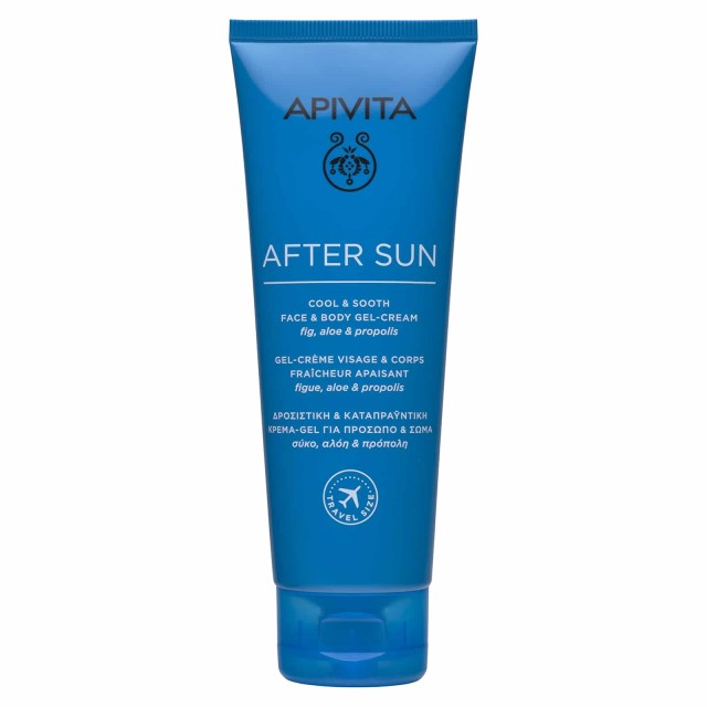 Apivita After Sun Cool & Sooth Face - Body Gel-Cream Limited Edition Travel Size 100ml