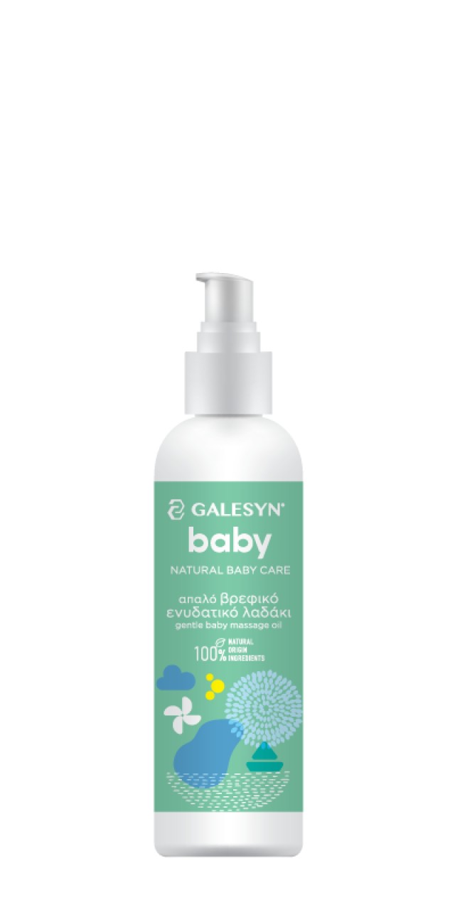 GALESYN BABY OIL 100% NATURAL ORIGIN INGREDIENTS 200ML