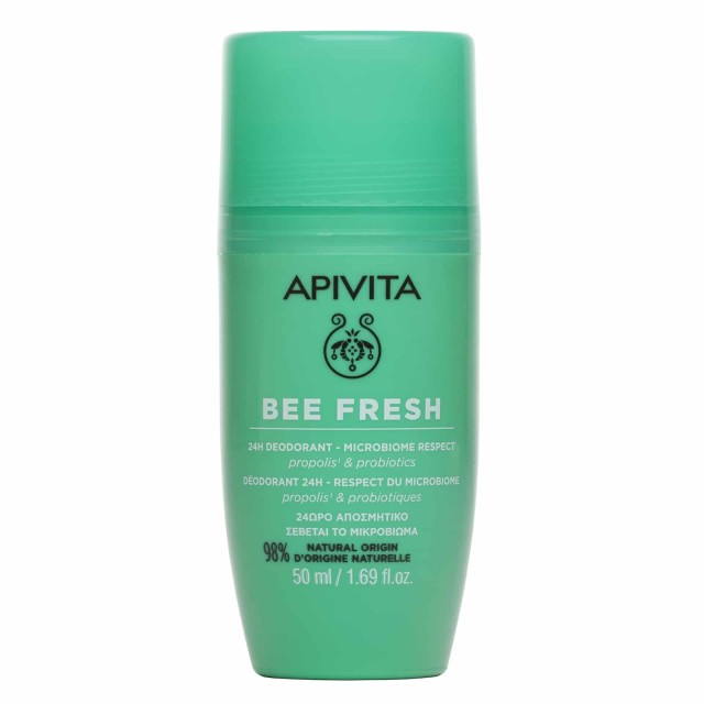 Apivita Bee Fresh Deo 24h Roll On Σεβεται Το Μικροβίωμα 50ml