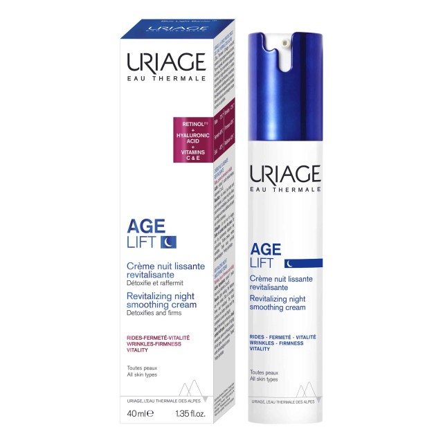 Uriage Age Lift Revitalizing Night Smoothing Cream Αντιγηραντική Κρέμα Νυκτός 40ml