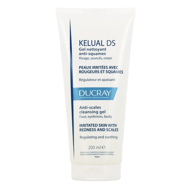 Ducray Kelual DS Anti-Scales Cleansing Gel Τζελ Καθαρισμού για Πρόσωπο & Σώμα, 200ml