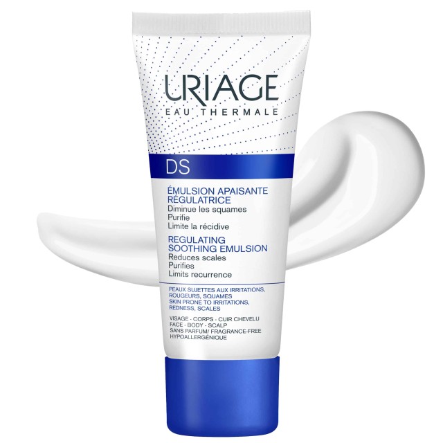 Uriage D.S. Regulating Soothing Emulsion Κρέμα Προσώπου & Σώματος για Σμηγματόρροια Τριχωτού από 0 Μηνών 40ml