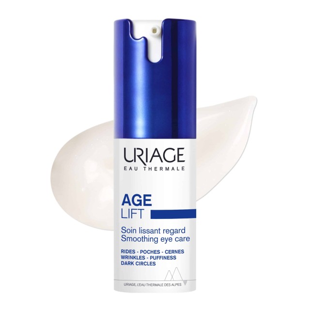 Uriage Age Lift Smoothing Eye Care Αντιγηραντική Κρέμα Ματιών Με Ρετινόλη 15ml