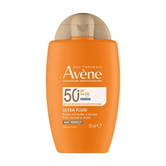 Avene Ultra Fluid Perfecteur SPF50+ Αντηλιακή Κρέμα Προσώπου με Χρώμα, 50ml