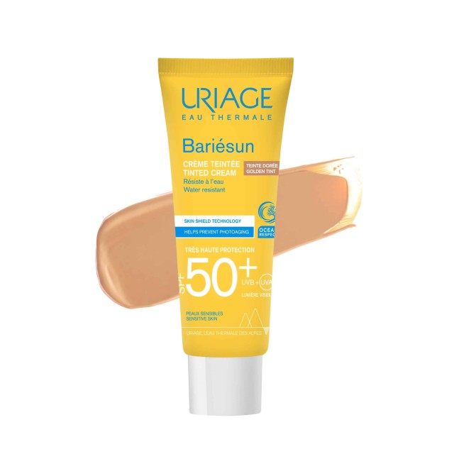 Uriage Bariesun Creme Minerale Αντηλιακή Κρέμα Προσώπου Ιδανική για Ευαίσθητα Δέρματα SPF50+ 100ml