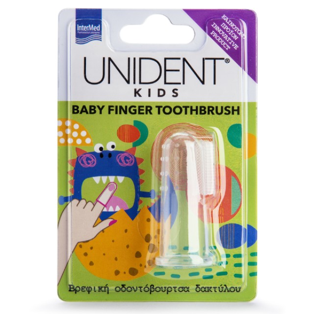 Intermed Unident kids Baby Finger Toothbrush 1τμχ