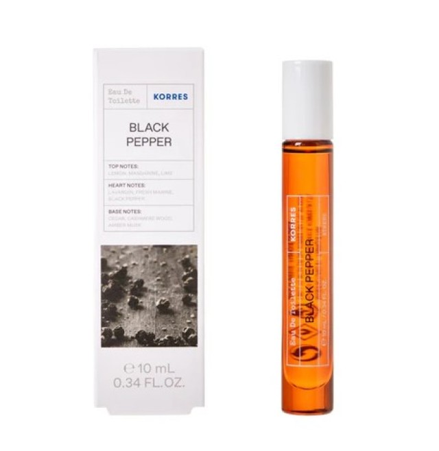 Korres Black Pepper Eau De Toilette, Άρωμα 10ml