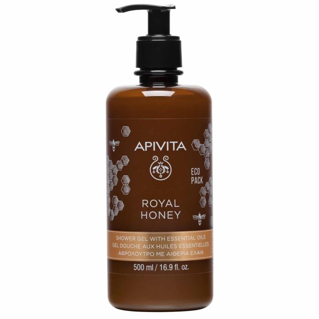 Apivita Αφρόλουτρο Royal Honey Με Αιθέρια Έλαια 500ml