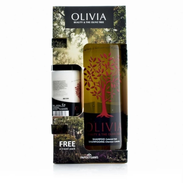 Olivia H/S Colored 300ml & H/Conditioner 60ml, Σαμπουάν για Βαμμένα Μαλλιά 300ml & ΔΩΡΟ Conditioner 60ml
