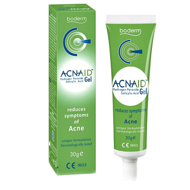 Boderm Acnaid Gel Αποτελεσματική Γέλη Προσώπου Κατά Της Ακμής 30gr