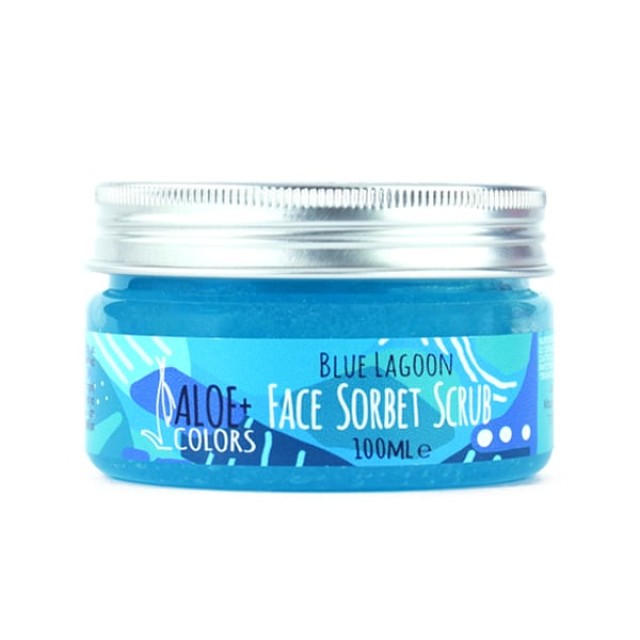 Aloe+Colors Blue Lagoon Face Sorbet Scrub 100ml