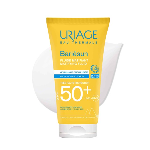 Uriage Bariesun Mat Fluide SPF50+ Αντηλιακή Προσώπου για Λιπαρό Δέρμα 50ml