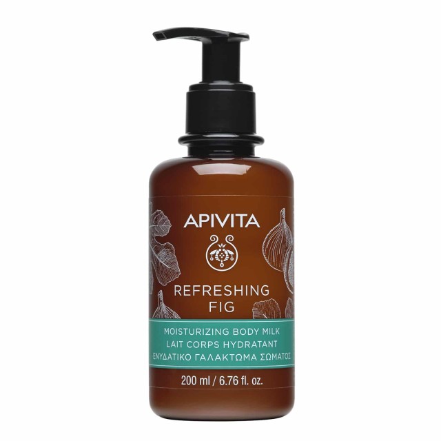 Apivita Eco Pack Refreshing Fig Shower Gel With Essential Oils Αφρόλουτρο Σύκο Με Αιθέρια Έλαια 500ml