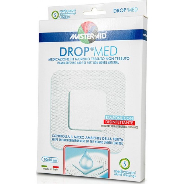 MASTER AID DROP MED 10*10CM 5τεμ.