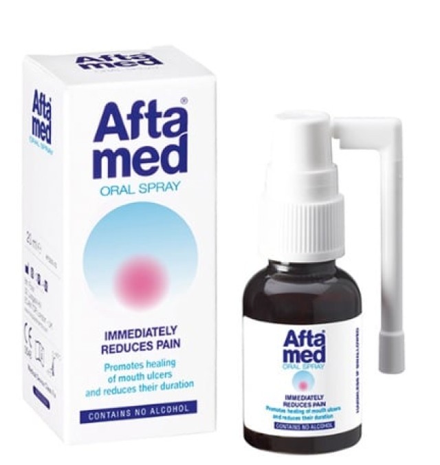 AFTAMED SPRAY 20 ML SPRAY ΑΝΤΙΜΕΤΩΠΙΣΗ ΤΩΝ ΣΤΟΜΑT ΕΛΚΩΝ