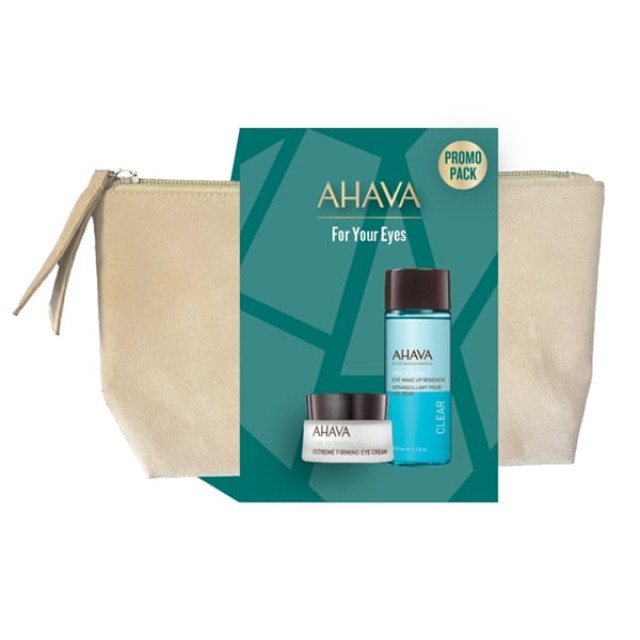 Ahava For Your Eyes Promo Extreme Firming Eye Cream Κρέμα Ματιών, 15ml & Eye Make-Up Remover Ντεμακιγιάζ Ματιών, 125ml, 1σετ