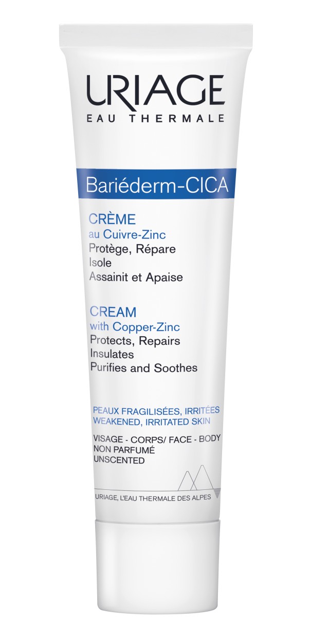 Uriage Bariederm Cica Cream with Cu-Zn Επανορθωτική Κρέμα για Όλη την Οικογένεια για Πρόσωπο & Σώμα 100ml