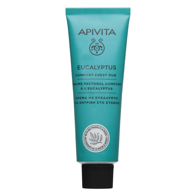 Apivita Eucalyptus Cream, Για Εντριβή Στο Στήθος 50ml