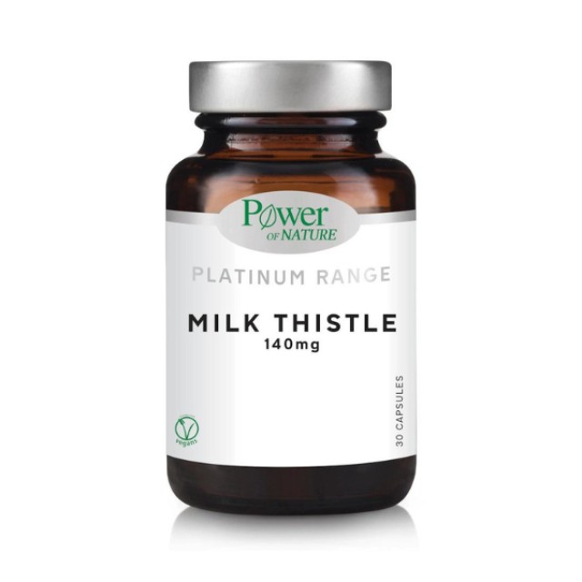 Power οf Nature Platinum Range Milk Thistle 140mg, 30caps