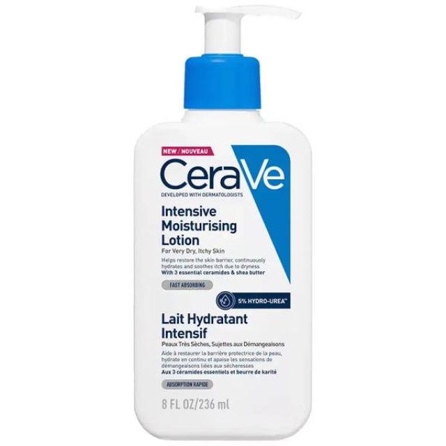 CeraVe Intensive Moisturising Lotion Ενυδατική Λοσιόν Για το Πολύ Ξηρό Δέρμα με Κνησμό 236ml